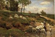 unknow artist Sheep 170 oil painting reproduction